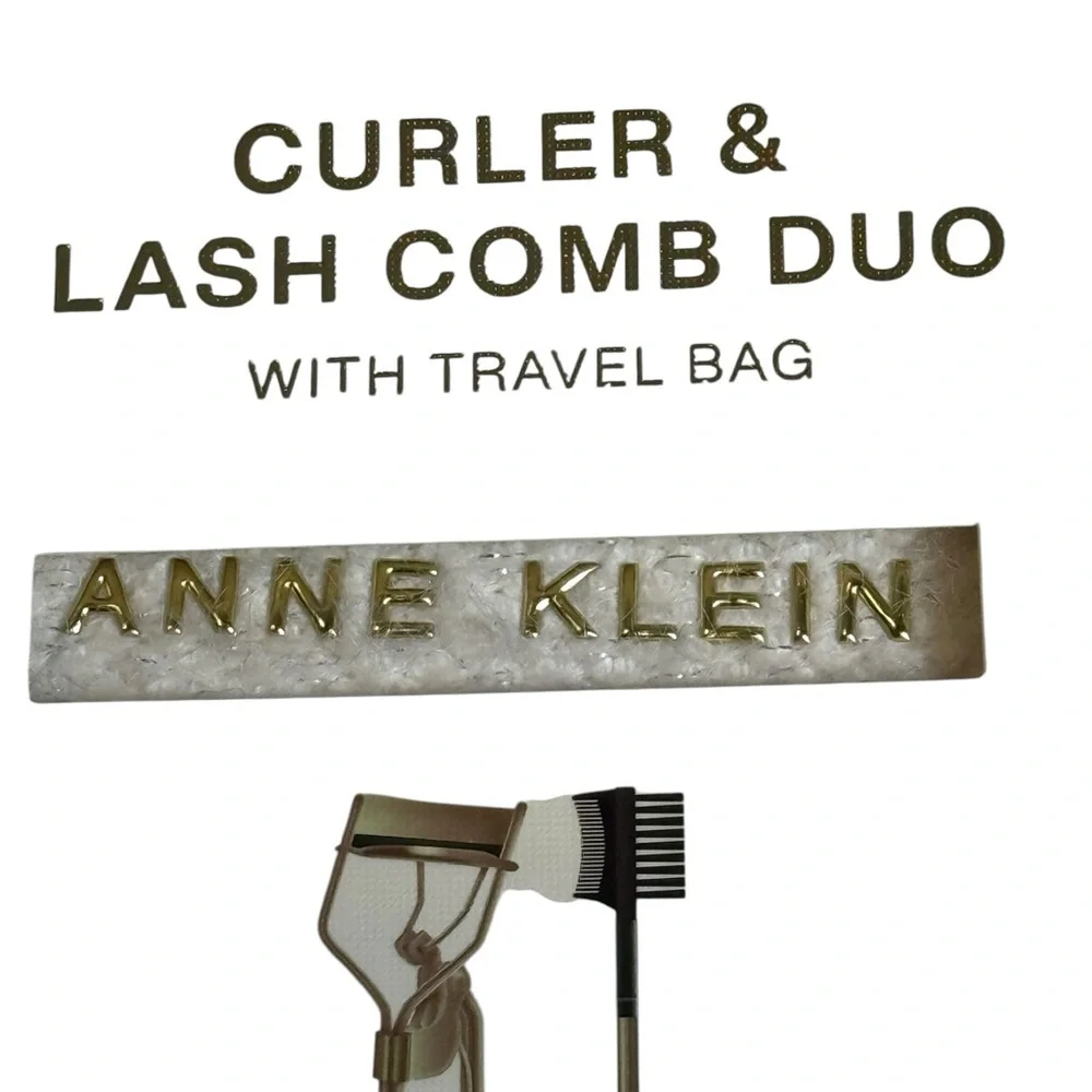 Anne Klein Curler & Lash Comb Duo With Travel Bag